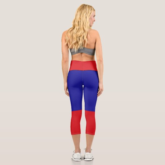Leggings Capri Drapeau bélizien (Verso)