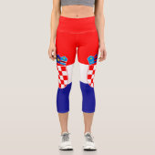 Leggings Capri Drapeau croate (Recto)