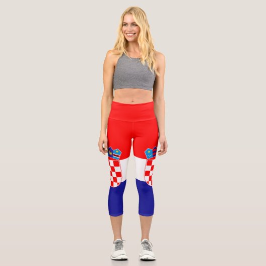 Leggings Capri Drapeau croate (Recto)