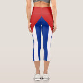 Leggings Capri Drapeau Cuba (Verso)