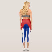 Leggings Capri Drapeau Cuba (Verso)