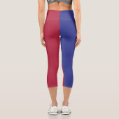 Leggings Capri drapeau d'Andorre (Verso)