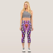Leggings Capri drapeau de course (Recto)