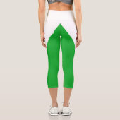 Leggings Capri Drapeau de Djibouti (Verso)