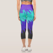 Leggings Capri Drapeau de fierté Alexigender Abstrait Squiggly Tr (Verso)