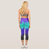 Leggings Capri Drapeau de fierté Alexigender Abstrait Squiggly Tr (Verso)