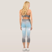 Leggings Capri Drapeau de fierté demigarçon abstrait (Verso)