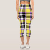 Leggings Capri Drapeau de fierté éclectique boho non binaire à ca (Verso)
