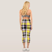 Leggings Capri Drapeau de fierté éclectique boho non binaire à ca (Verso)