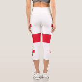 Leggings Capri Drapeau de Géorgie (Verso)
