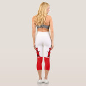 Leggings Capri Drapeau de Gibraltar (Verso)