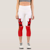 Leggings Capri Drapeau de Gibraltar (Recto)