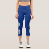 Leggings Capri Drapeau de Guam (Recto)
