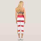 Leggings Capri Drapeau de Guernesey (Verso)