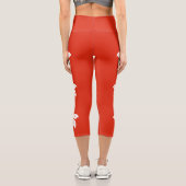 Leggings Capri Drapeau de Hong Kong (Verso)