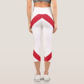 Leggings Capri Drapeau de Jersey (Verso)