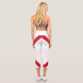 Leggings Capri Drapeau de Jersey (Verso)