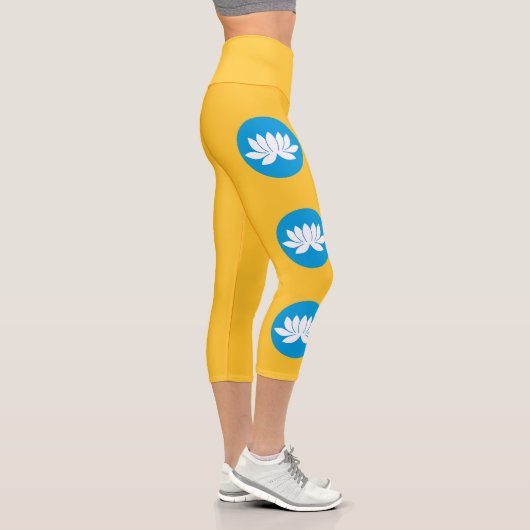 Leggings Capri Drapeau de Kalmoukie (Droite)
