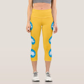 Leggings Capri Drapeau de Kalmoukie (Recto)