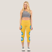 Leggings Capri Drapeau de Kalmoukie (Recto)