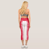 Leggings Capri Drapeau de Karelia Nord (Verso)