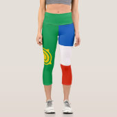 Leggings Capri Drapeau de Khakassie (Recto)