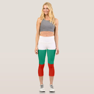 Leggings Capri Drapeau de la Bulgarie
