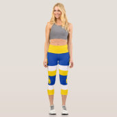 Leggings Capri Drapeau de la Buryatia patriotique (Recto)