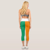Leggings Capri Drapeau de la Côte d'Ivoire (Verso)