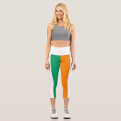 Leggings Capri Drapeau de la Côte d'Ivoire (Recto)