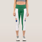 Leggings Capri Drapeau de la Fédération de Bosnie-Herzégovine (Recto)