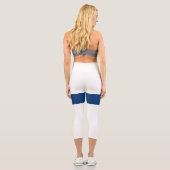 Leggings Capri Drapeau de la Finlande (Verso)