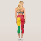 Leggings Capri Drapeau de la Guinée Bissau (Verso)