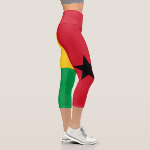 Leggings Capri Drapeau de la Guinée-Bissau