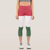 Leggings Capri drapeau de la Hongrie (Recto)
