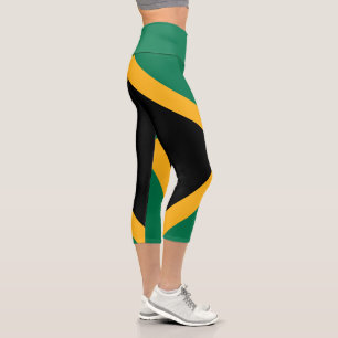 Leggings Capri Drapeau de la Jamaïque