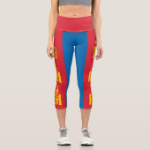 Leggings Capri Drapeau de la Mongolie (Recto)