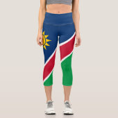Leggings Capri Drapeau de la Namibie (Recto)