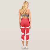 Leggings Capri Drapeau de la Principauté de Sealand (Verso)