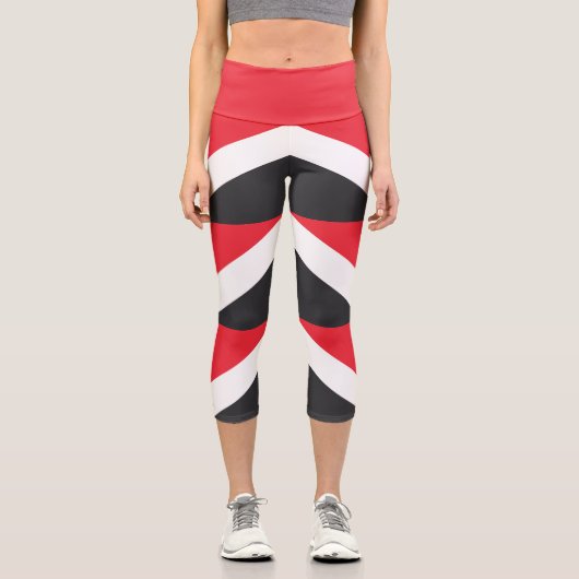 Leggings Capri Drapeau de la Principauté de Sealand (Recto)