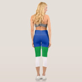 Leggings Capri Drapeau de la République Komi (Verso)