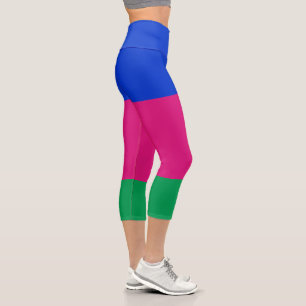 Leggings Capri Drapeau de la République populaire de Kouban