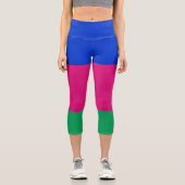 Leggings Capri Drapeau de la République populaire du Kuban (Recto)