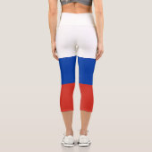Leggings Capri Drapeau de la Russie (Verso)