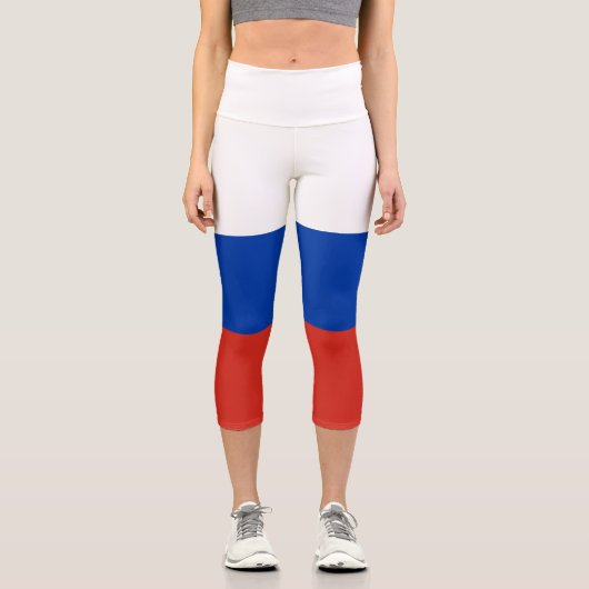 Leggings Capri Drapeau de la Russie (Recto)
