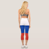 Leggings Capri Drapeau de la Russie (Verso)