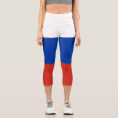 Leggings Capri Drapeau de la Russie (Recto)