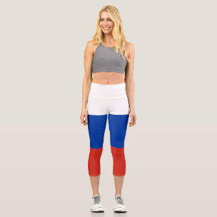 Leggings Capri Drapeau de la Russie