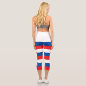Leggings Capri Drapeau de la Slovaquie (Verso)