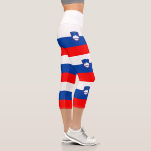 Leggings Capri Drapeau de la Slovénie